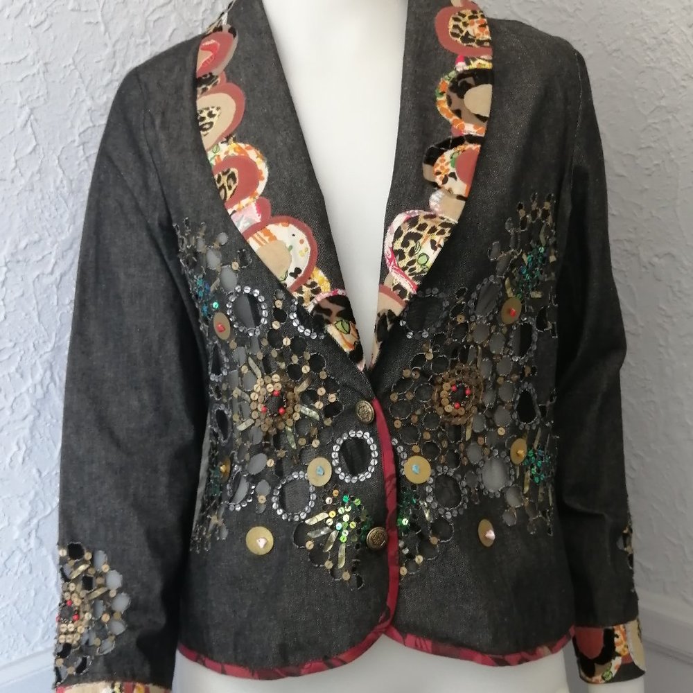 Womans Sandy Starkman Jean Jacket